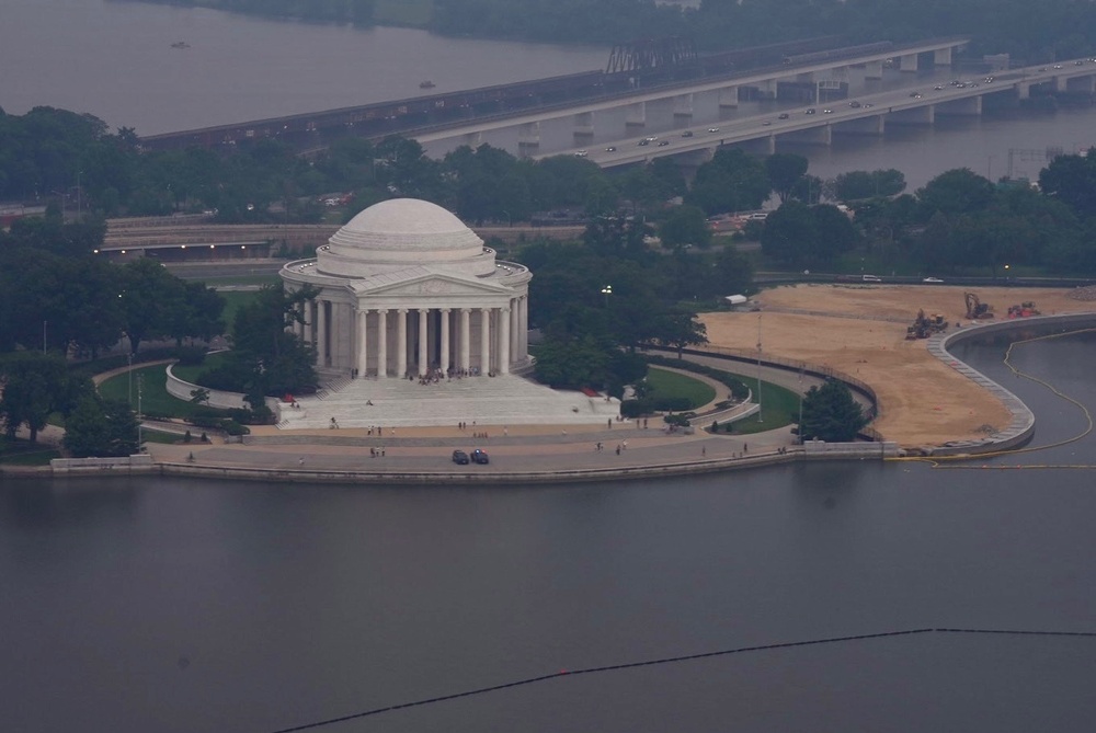 82nd CAB flies over the Army Birthday Parade