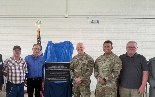 Whitmire Honors Decades of National Guard Service with Dedication Ceremony