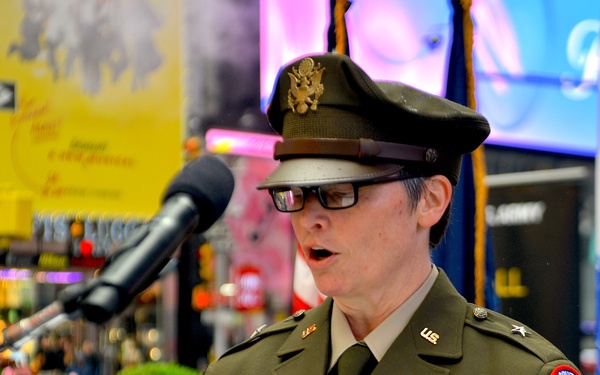 Soldiers celebrate Army’s 250th Birthday in Times Square