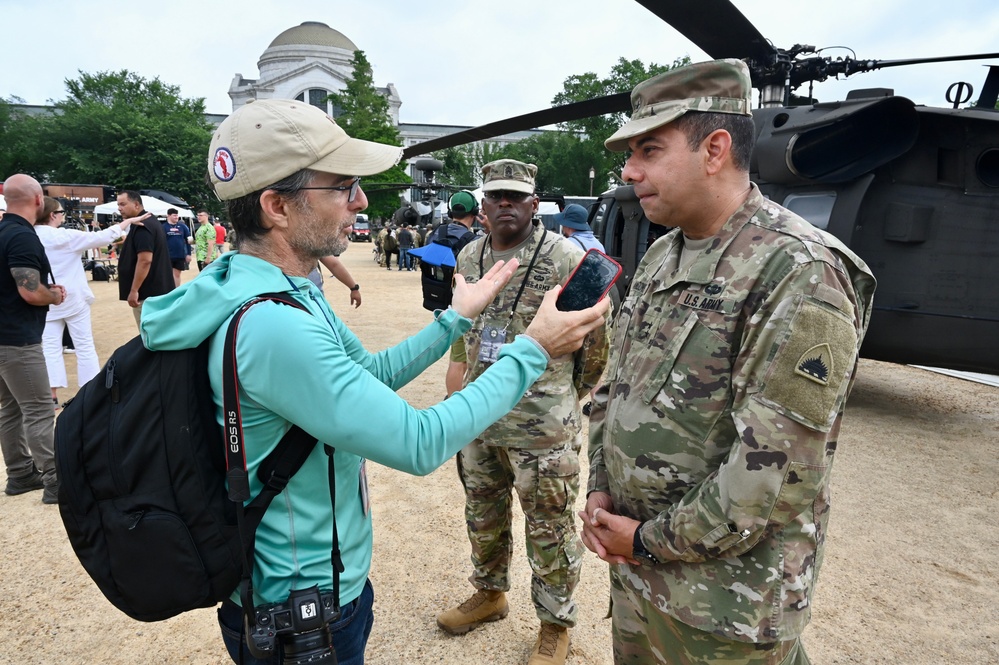 National Guard provides crucial support for Army's 250th birthday celebration