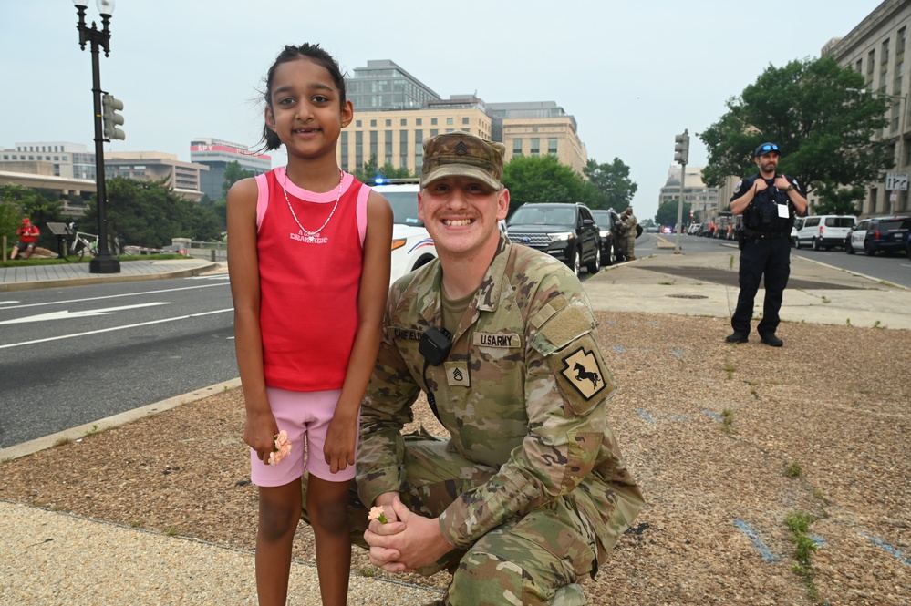 National Guard provides crucial support for Army's 250th birthday celebration