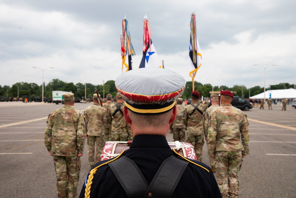 Soldiers kick off 250th Army Birthday Parade