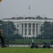 U.S. Army Parachute Team jumps for Army 250th Birthday Parade