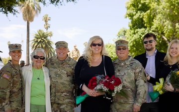 Col. James G. Osowski relinquished command to Col. Leopold K. Karanikolas