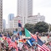 U.S. Soldiers and U.S. Marines provide protection to federal building