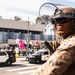 U.S. Soldiers and U.S. Marines provide protection to federal building