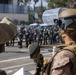 U.S. Marines, California Army National Guard, Department of Homeland Security guard federal building