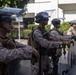 U.S. Marines guard federal building to assist California Army National Guard