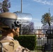U.S. Marines guard federal building to assist California Army National Guard