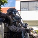U.S. Marines guard federal building to assist California Army National Guard