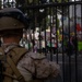 U.S. Marines guard federal building to assist California Army National Guard
