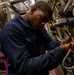 George Washington Sailors Perform Maintenance
