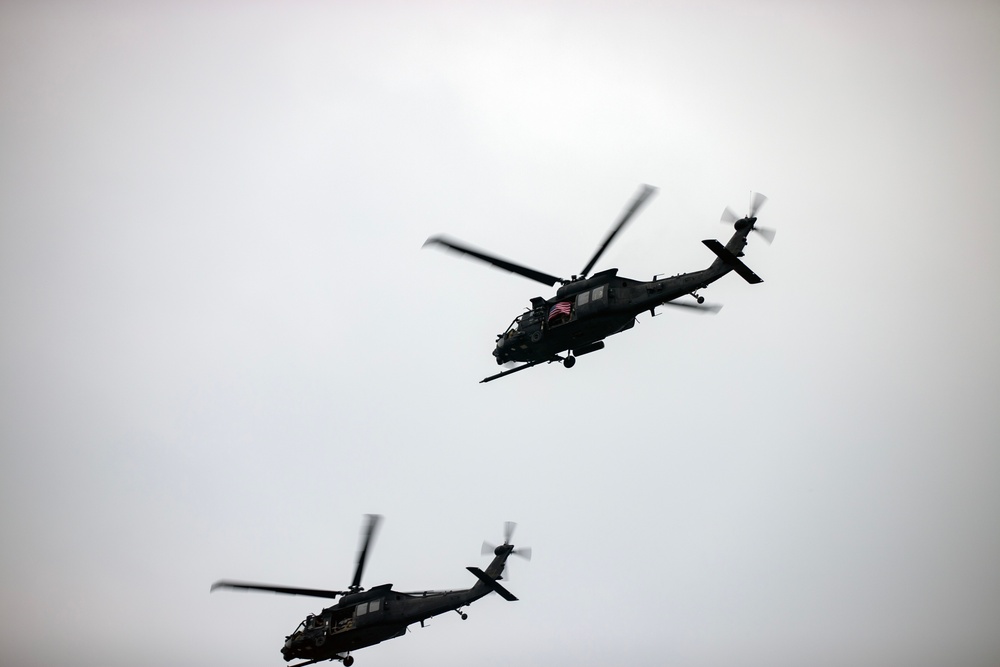 U.S. Army Soldiers participate in the 250th Army Birthday Parade