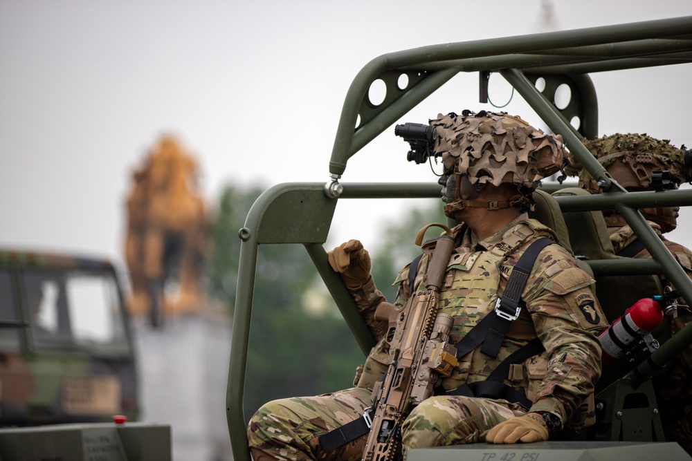 U.S. Army Soldiers participate in the 250th Army Birthday Parade