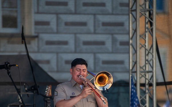 1st Armored Division Band Celebrates the U.S. Army's 250th Birthday in Poland