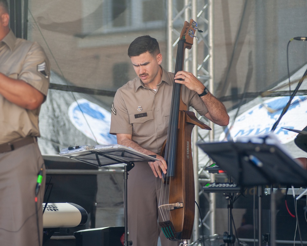 1st Armored Division Band Celebrates the U.S. Army's 250th Birthday in Poland