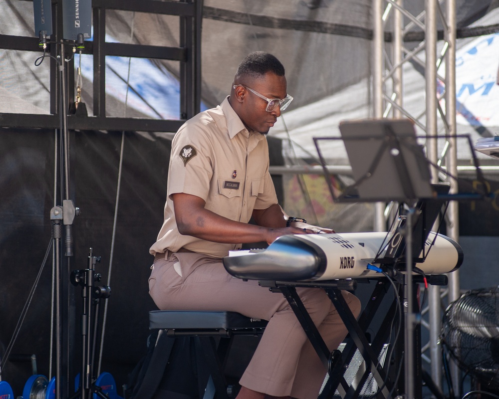 1st Armored Division Band Celebrates the U.S. Army's 250th Birthday in Poland