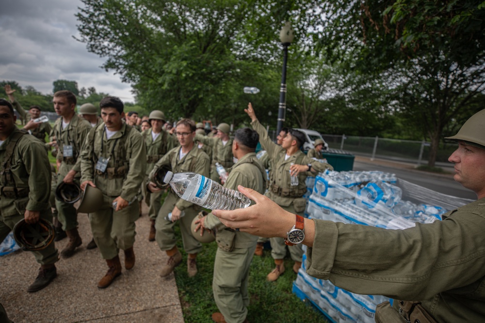 U.S. Army Soldiers Prepare at West Potomac for the Army 250th Birthday Parade