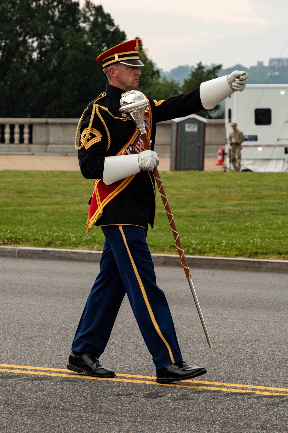 U.S. Army Soldiers, Equipment and Equestrian Teams Merge to Head to the Parade