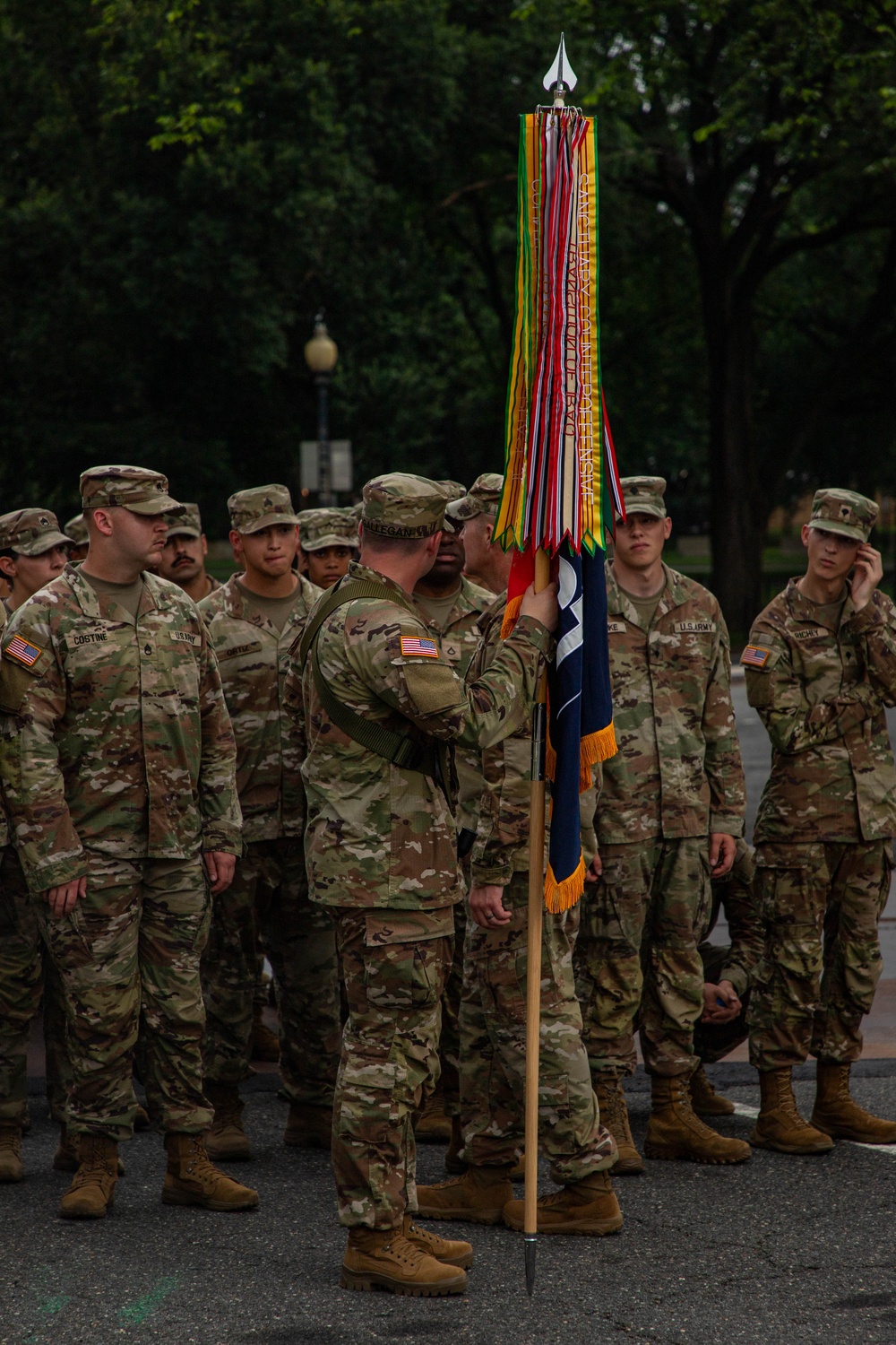 U.S. Army Soldiers, Equipment and Equestrian Teams Merge to Head to the Parade