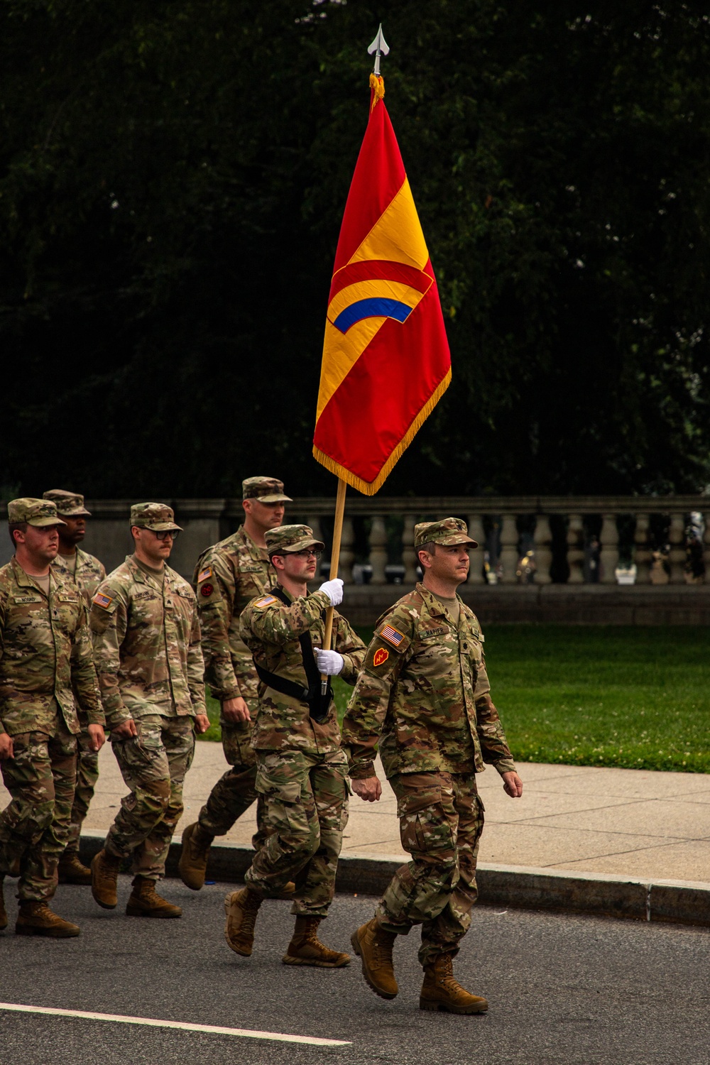 U.S. Army Soldiers, Equipment and Equestrian Teams Merge to Head to the Parade