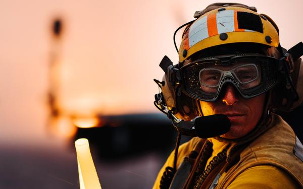 George Washington Conducts Flight Operations