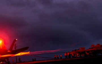 George Washington Conducts Flight Operations
