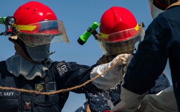 Mount Whitney Conducts Damage Control Drill