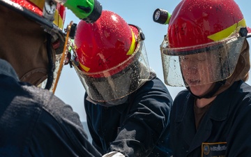 Mount Whitney Conducts Damage Control Drill