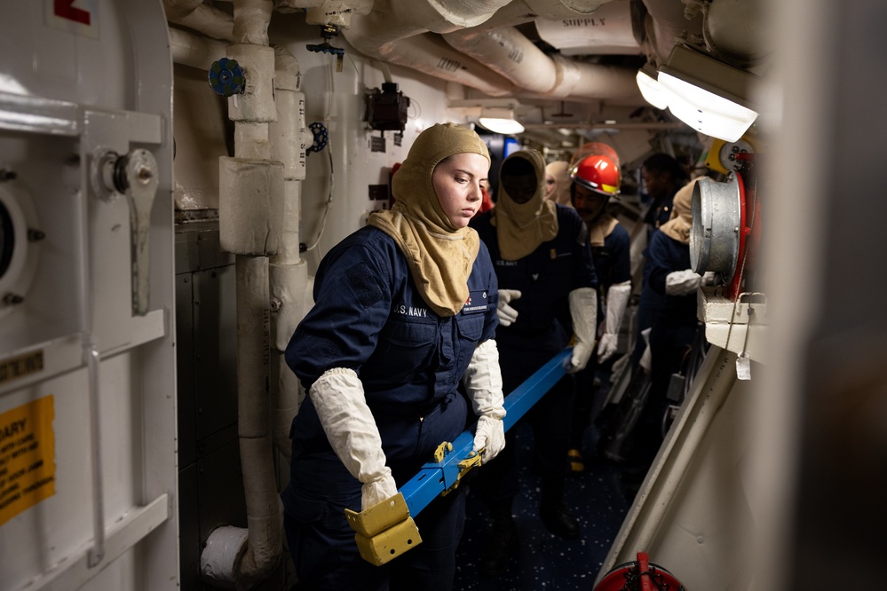 Curtis Wilbur Conduct Repair Locker Drill
