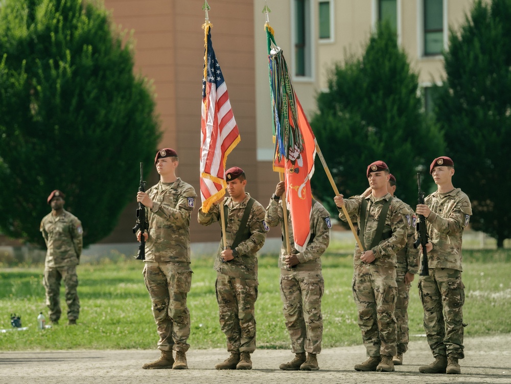 54th Brigade Engineer Battalion Conducts Final Ceremony, Transitions to 173rd Combat Engineer Company