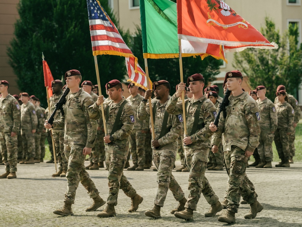 54th Brigade Engineer Battalion Conducts Final Ceremony, Transitions to 173rd Combat Engineer Company