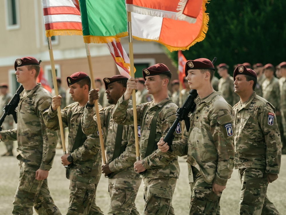 54th Brigade Engineer Battalion Conducts Final Ceremony, Transitions to 173rd Combat Engineer Company