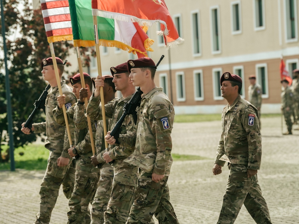 54th Brigade Engineer Battalion Conducts Final Ceremony, Transitions to 173rd Combat Engineer Company