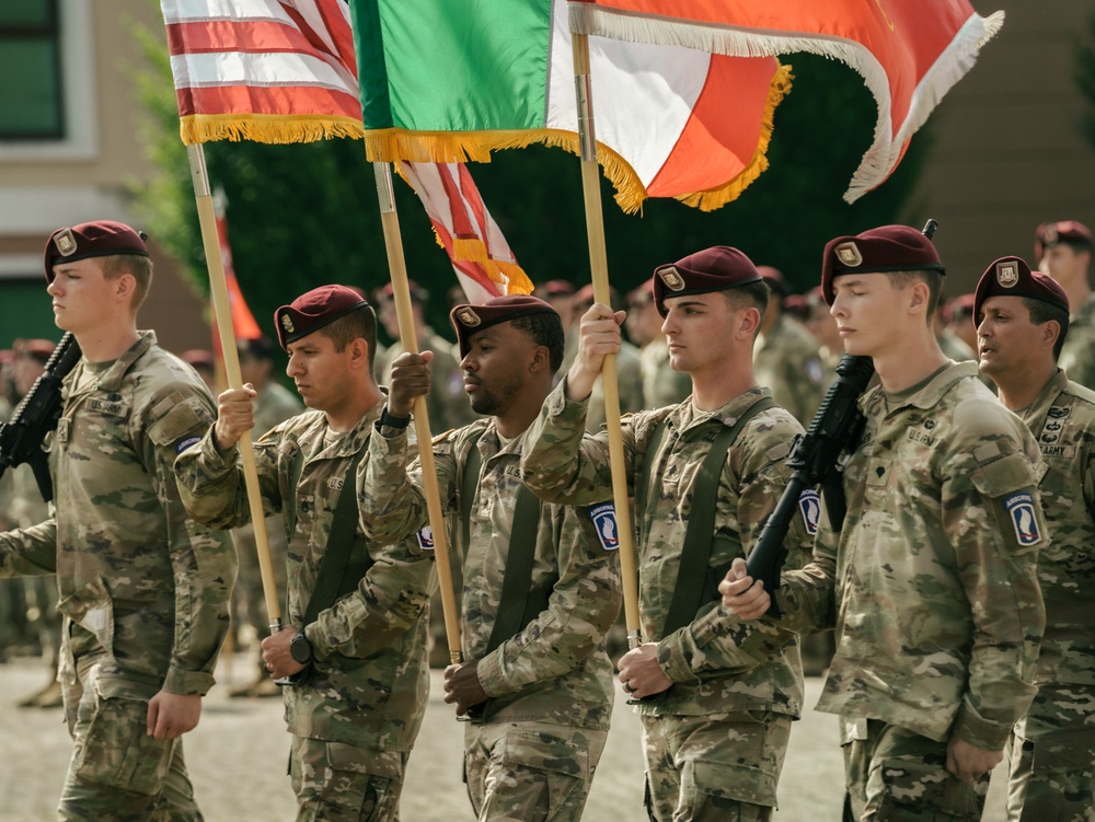54th Brigade Engineer Battalion Conducts Final Ceremony, Transitions to 173rd Combat Engineer Company