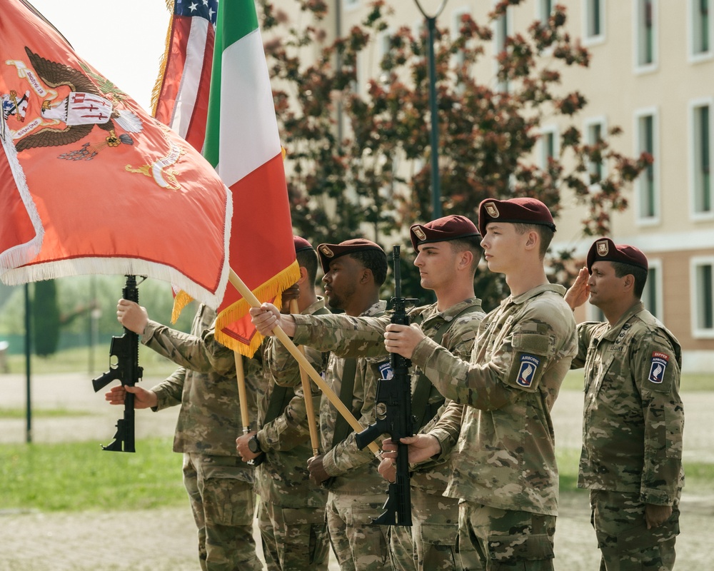 54th Brigade Engineer Battalion Conducts Final Ceremony, Transitions to 173rd Combat Engineer Company