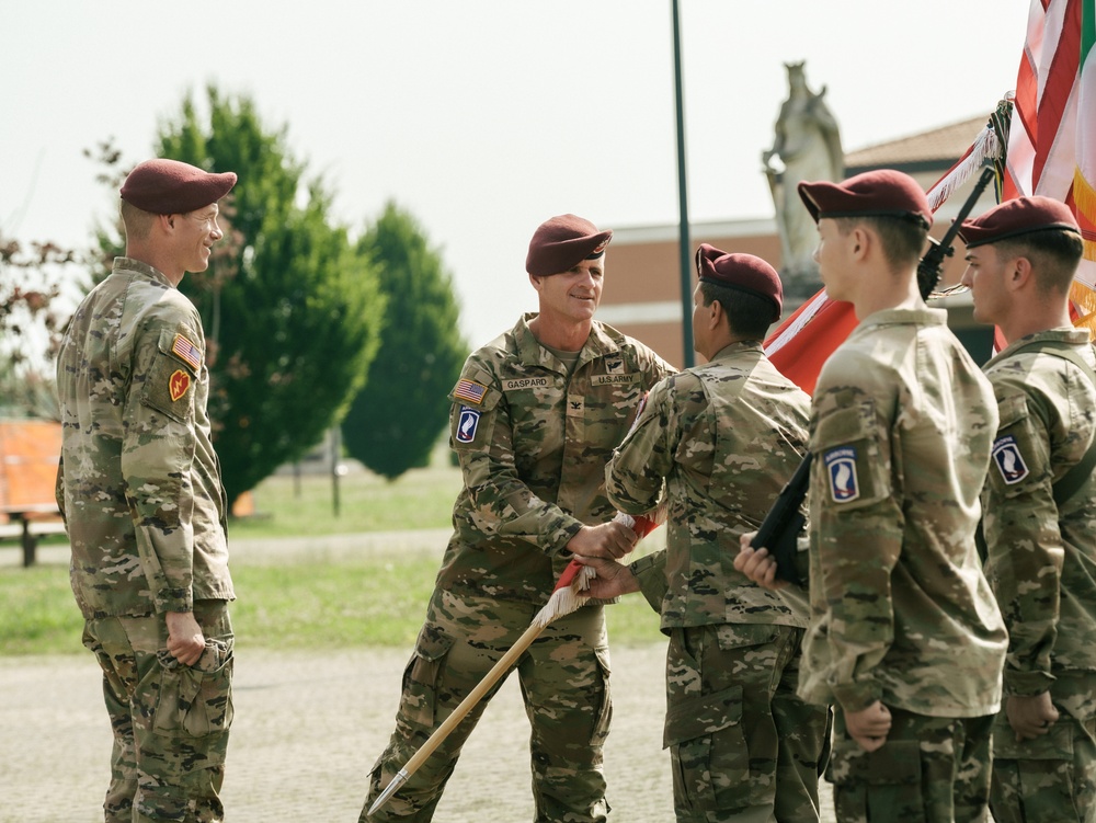54th Brigade Engineer Battalion Conducts Final Ceremony, Transitions to 173rd Combat Engineer Company