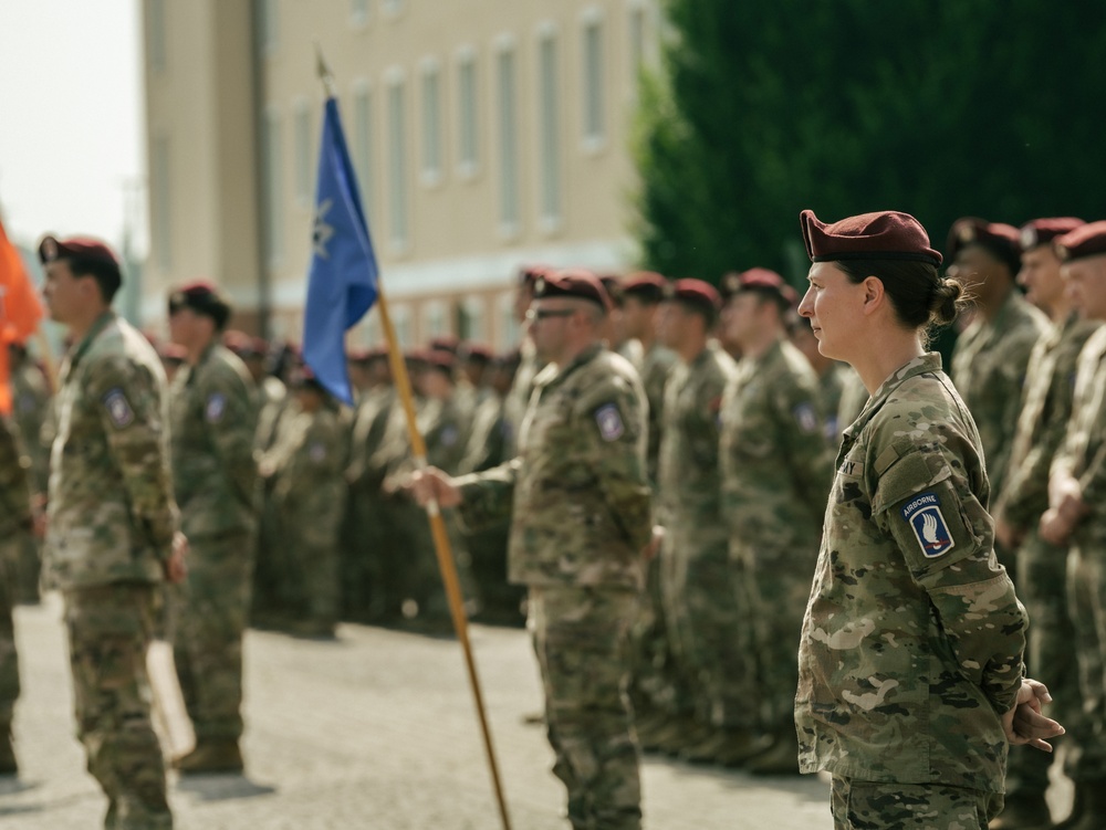 54th Brigade Engineer Battalion Conducts Final Ceremony, Transitions to 173rd Combat Engineer Company
