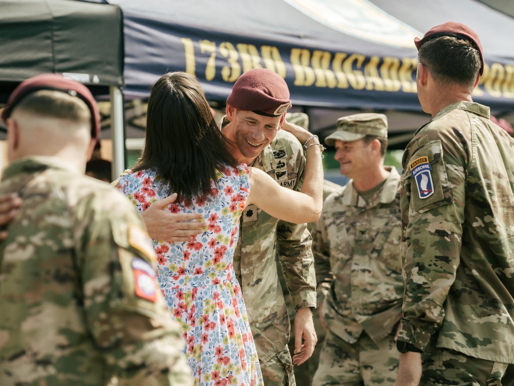 54th Brigade Engineer Battalion Conducts Final Ceremony, Transitions to 173rd Combat Engineer Company