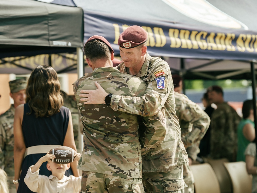 54th Brigade Engineer Battalion Conducts Final Ceremony, Transitions to 173rd Combat Engineer Company