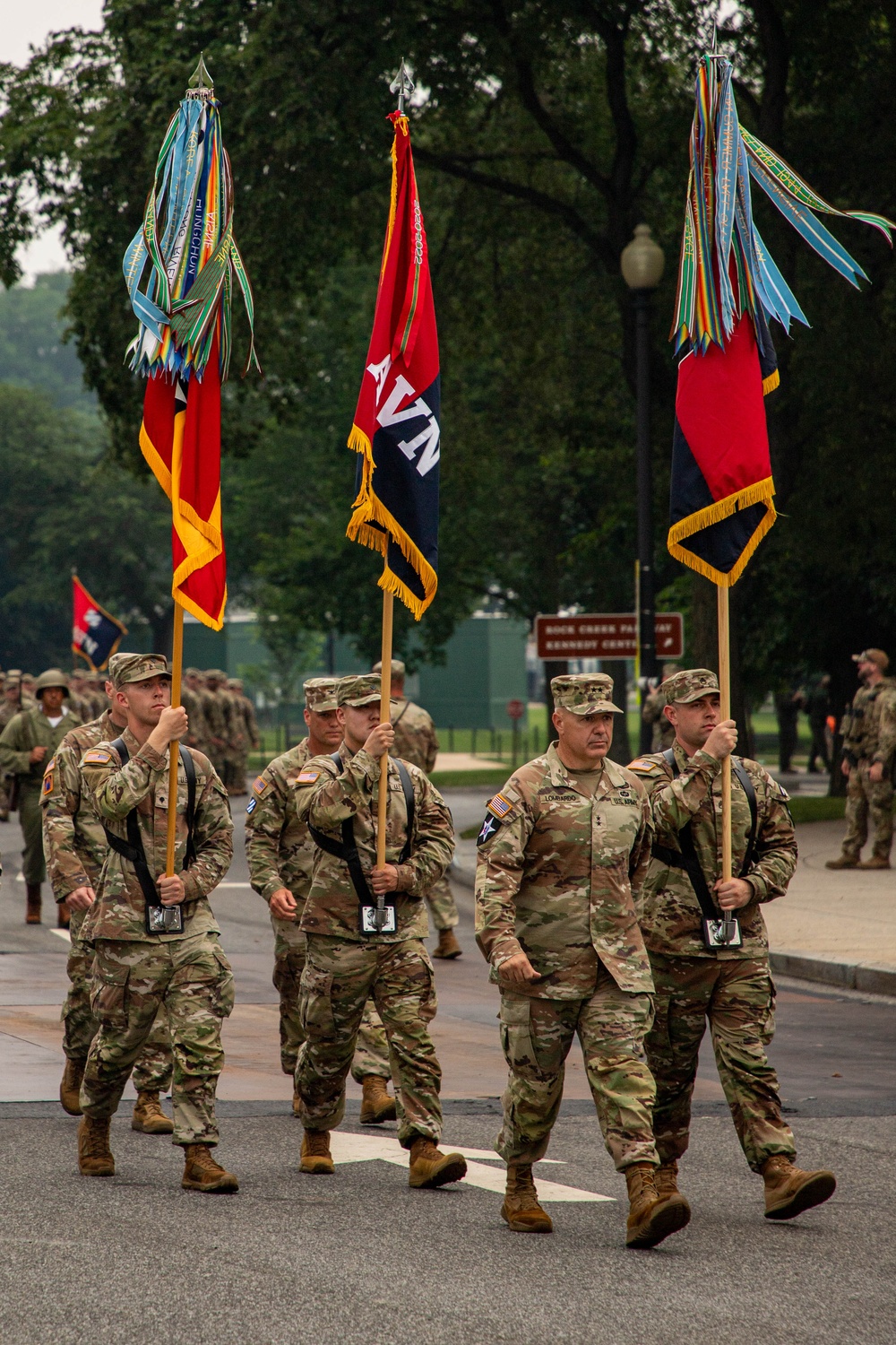 U.S. Army Soldiers, Equipment and Equestrian Teams Merge to Head to the Parade
