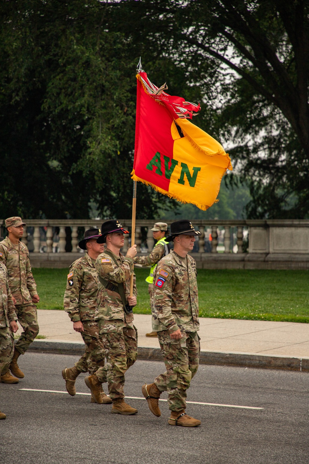 U.S. Army Soldiers, Equipment and Equestrian Teams Merge to Head to the Parade