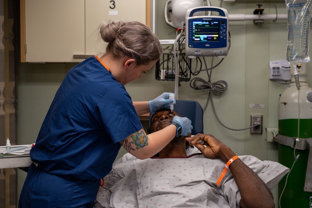 USNS Comfort Prepares Patients for Surgeries