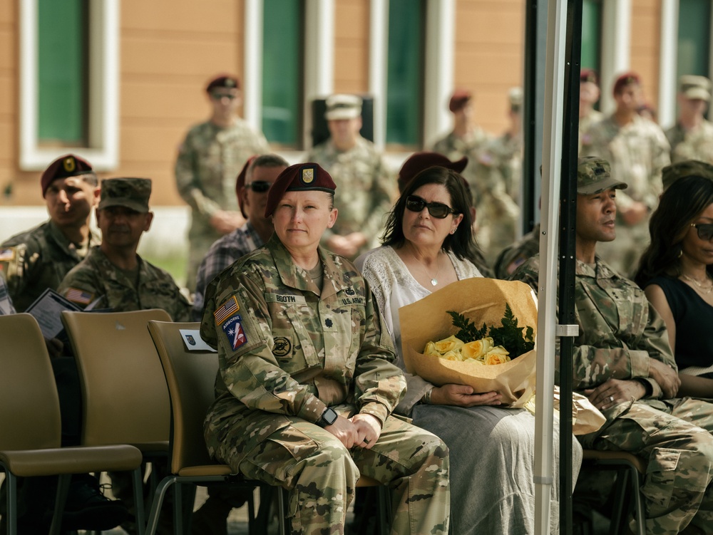 173rd Brigade Support Battalion Welcomes New Commander During Change of Command Ceremony in Vicenza