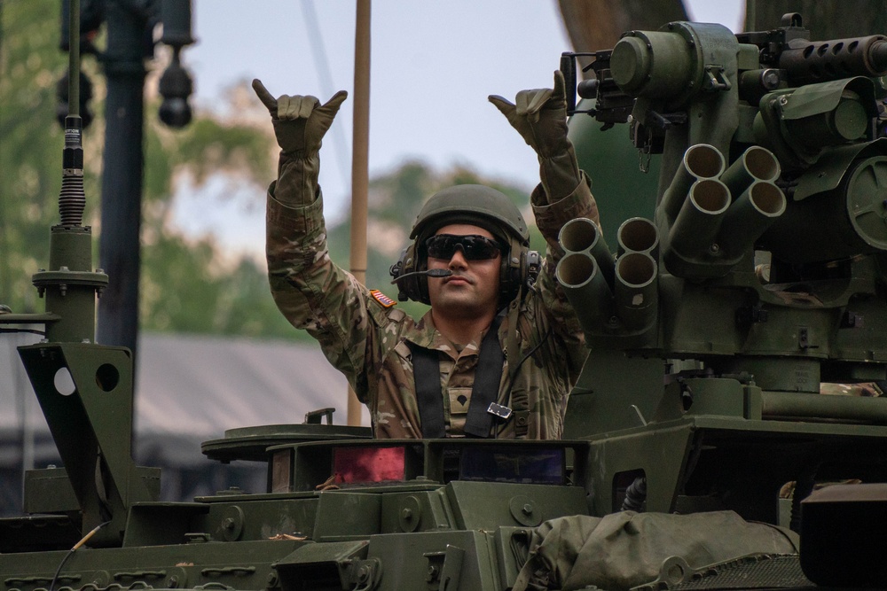 First Team Marches in U.S. Army 250th Birthday Parade