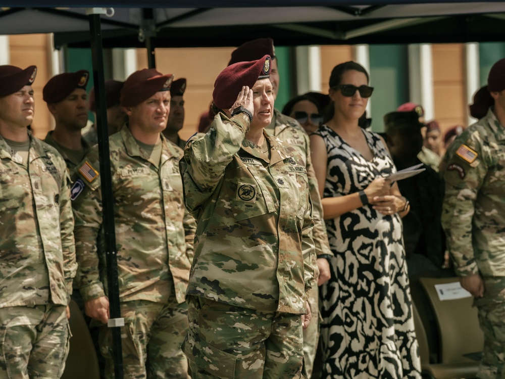 173rd Brigade Support Battalion Welcomes New Commander During Change of Command Ceremony in Vicenza