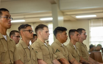 U.S. Marines Graduate from Lance Cpl. Seminar 3-25 on Camp Schwab