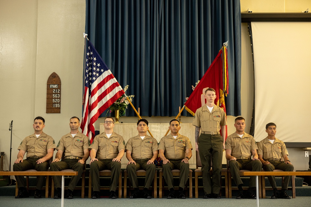U.S. Marines Graduate from Lance Cpl. Seminar 3-25 on Camp Schwab