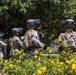 U.S. Marines guard federal building