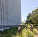 U.S. Marines guard federal building
